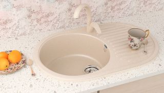 Смеситель для кухни Ulgran Classic U-007-308 чёрный